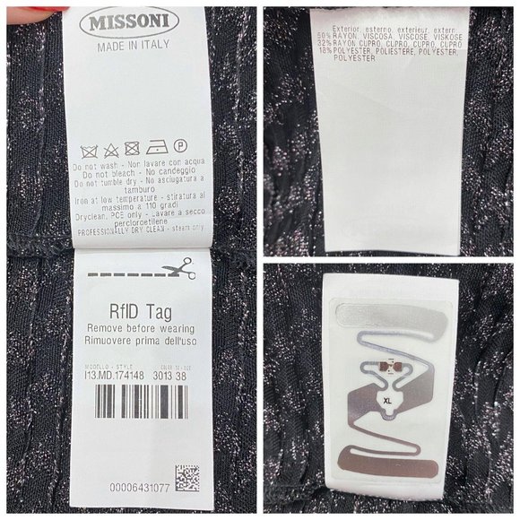 Missoni Metallic Mesh Open Back Slinky Maxi Dress - Picture 11 of 12